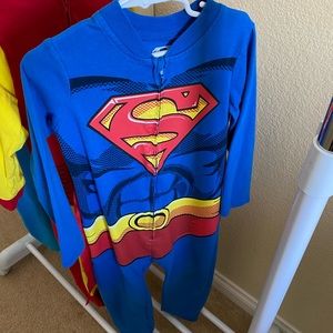 3 superhero toddler onesie